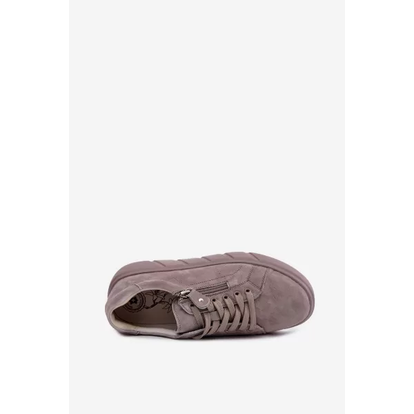  Botine de dama BOTO 26PB18-18 TAUPE 