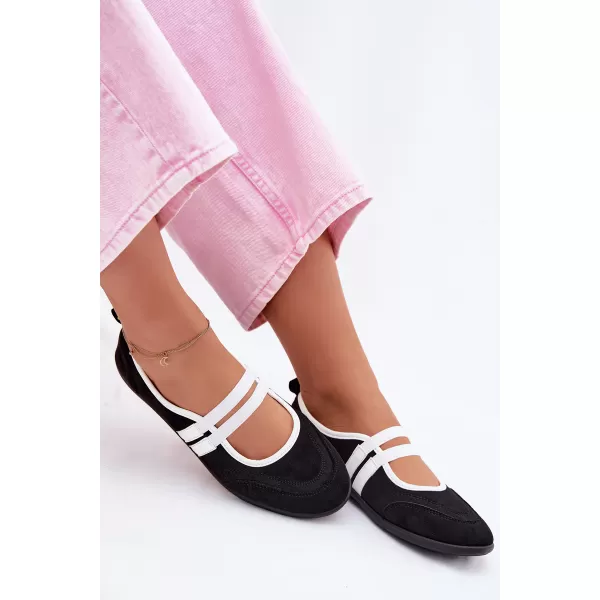  Balerini de dama BOTO 22-383 NEGRU 