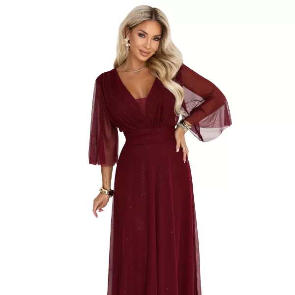  Rochie de femei NUMOCO 654-6 CLARET 