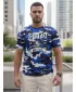 Tricou pentru bărbați DSTREET NX2005R-BL-M ALBASTRU