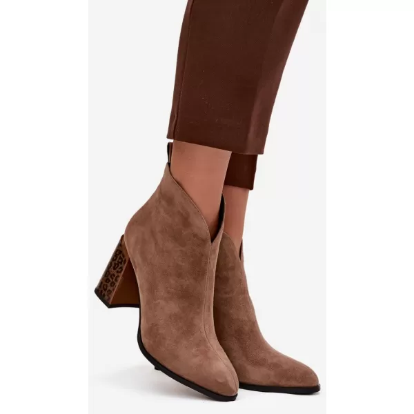  Botine de dama BOTO 25BT24-9210 MARO 