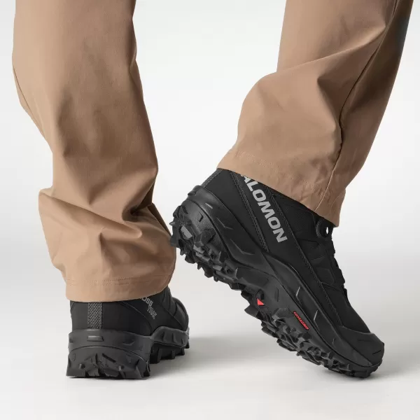  Pantofi pentru bărbați SALOMON CROSSTRAK WATERPROOF L47570200 NEGRU/NEGRU/ASFALT 