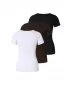 Tricou de dama URBAN CLASSICS TB8567B-23655 ALB/NEGRU/MARO CALD