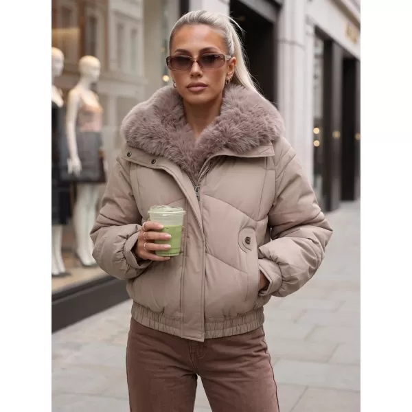  Geaca de dama DSTREET TY6009 CARAMEL 