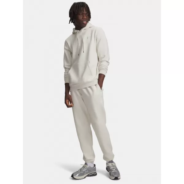  Pantaloni de trening pentru bărbați UNDER ARMOUR ICON FLEECE JOGGER 1373882-110 ALB 
