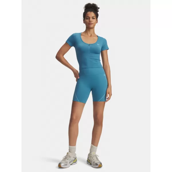  Pantaloni scurți de damă UNDER ARMOUR VANISH SEAMLESS SHORT 6000648-466 ALBASTRU 