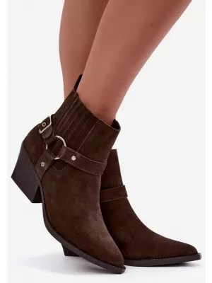 Botine de dama BOTO NC1360K MARO