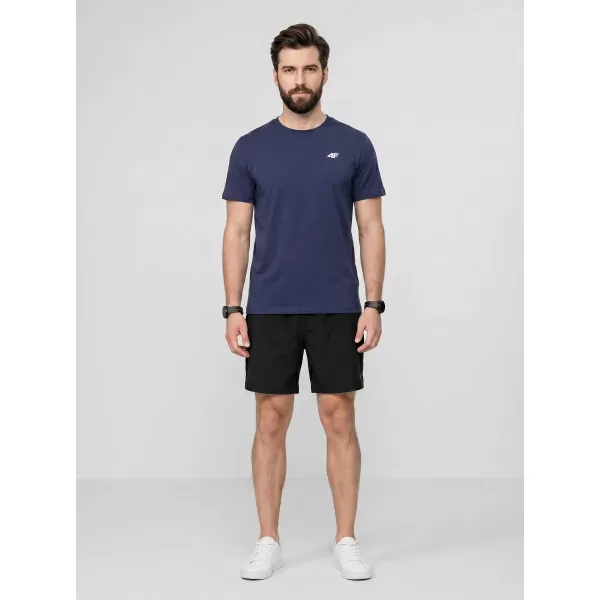  Tricou funcțional pentru bărbați 4F WAW25TFTSM1526 DENIM 