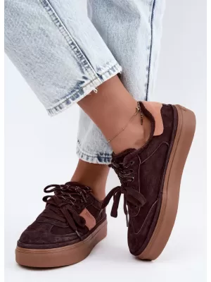 Adidași de damă BIG STAR SHOES UU274770 UMBRE MARO/BEJ