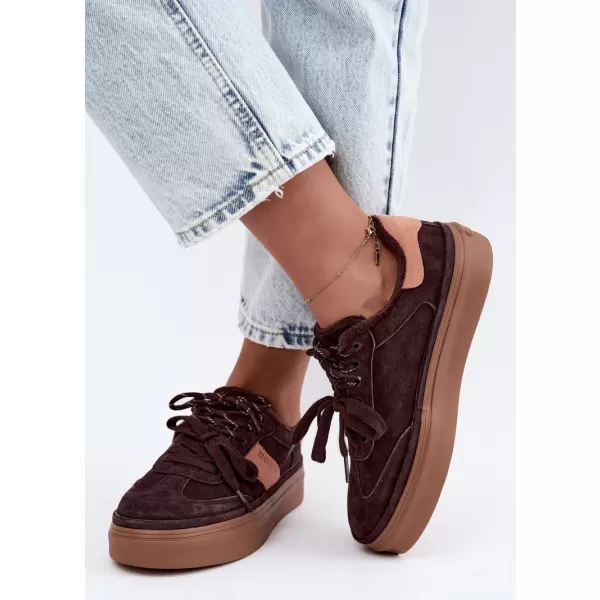  Adidași de damă BIG STAR SHOES UU274770 UMBRE MARO/BEJ 