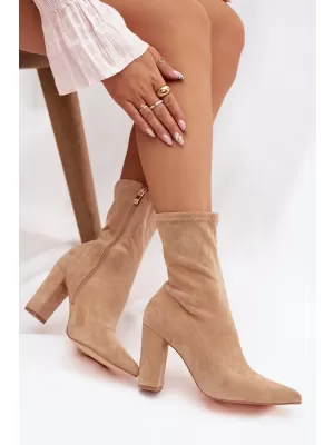 Botine de dama BOTO MVP314 BEJ