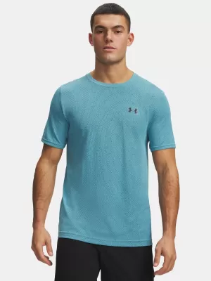 Tricou pentru bărbați UNDER ARMOUR VANISH SEAMLESS NOVELTY SS 6010603-425 ALBASTRU