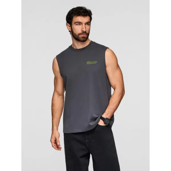  Tricou pentru bărbați OMBRE OM-TSTT-0243 GRAFIT 
