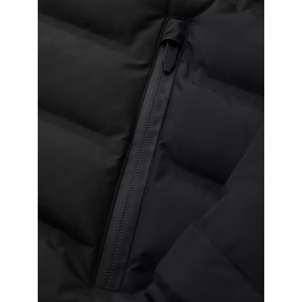  Geaca de iarna matlasata pentru barbati OMBRE OM-JAHP-0305 NEGRU 