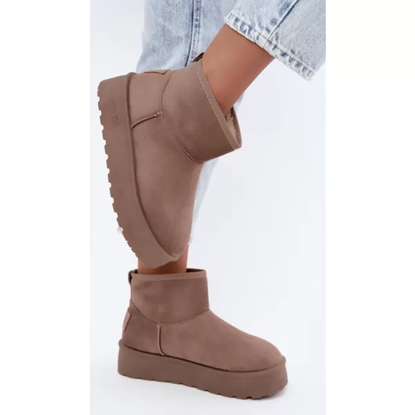  Oameni de zăpadă pentru femei BIG STAR SHOES UU274224 BEJ 