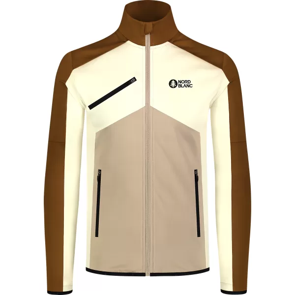  Hanorac powerfleece pentru bărbați NORDBLANC CUSP NBSFM8334 MARO 