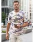 Tricou pentru bărbați DSTREET NX2002R-BT-M BEJ