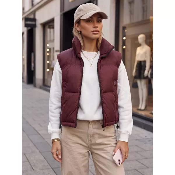  Vesta de dama DSTREET TY5971 BURGUNDIA 
