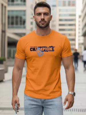 Tricou pentru bărbați DSTREET NX5017R-OR PORTOCALE
