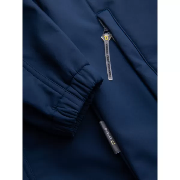  Jachetă softshell pentru bărbați OMBRE OM-JANP-0292 ALBASTRU MARIN 