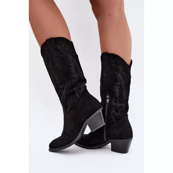  Cizme de dama BOTO 2559A-1 NEGRU 