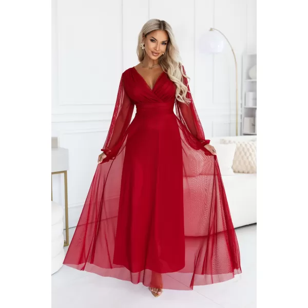  Rochie NUMOCO NERISSA 684-1 VISINIU DESCHIS 