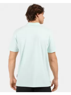 Tricou pentru bărbați cu guler KILPI OLIVA-M 1M0311KI MENTĂ