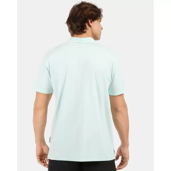  Tricou pentru bărbați cu guler KILPI OLIVA-M 1M0311KI MENTĂ 