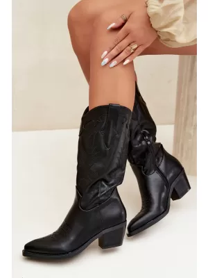 Cizme de dama BOTO 2559A NEGRU