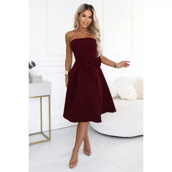  Rochie NUMOCO 692-3 CLARET 