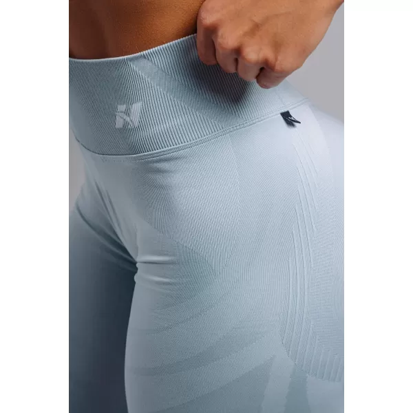  Jambiere extra push-up cu talie înaltă NEBBIA PRIMAL 850 ALBASTRU DESCHIS 