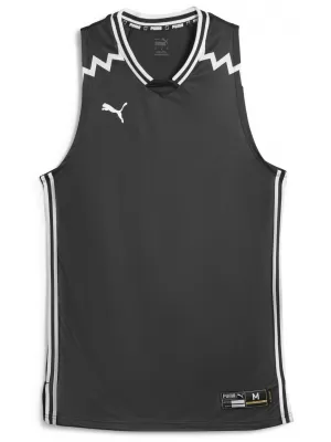 Tricou pentru bărbați PUMA HOOPS TEAM GAME JERSEY 676628-01 PUMA NEGRU