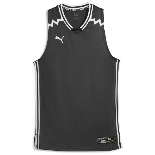  Tricou pentru bărbați PUMA HOOPS TEAM GAME JERSEY 676628-01 PUMA NEGRU 