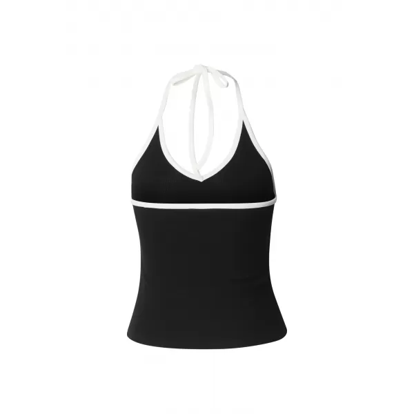  Top pentru femei URBAN CLASSICS TB8352-00007 NEGRU 