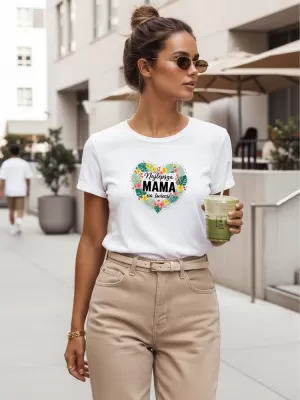Tricou de damă DSTREET NX5029RY-WH ALB