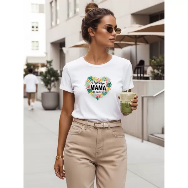  Tricou de damă DSTREET NX5029RY-WH ALB 