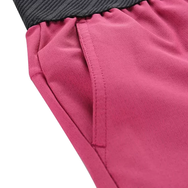  Pantaloni scurți pentru copii ALPINE PRO ZAMBO 3 ROȘU FUCSIA 