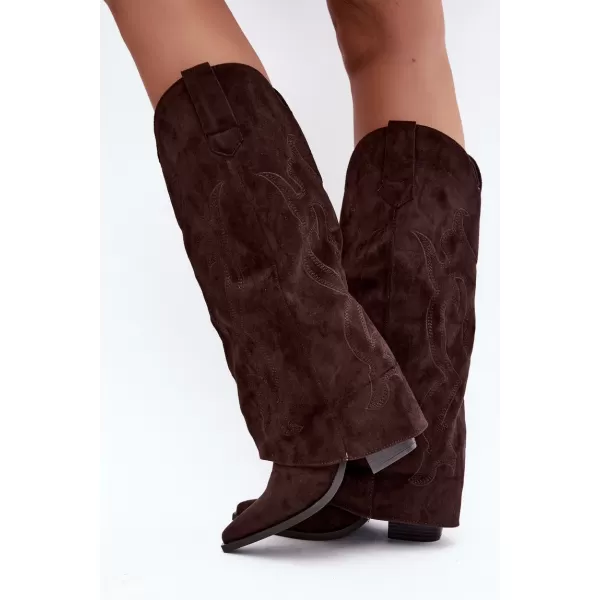  Cizme de cowboy dama BOTO 2588A MARO 