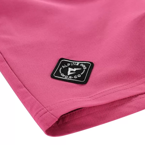  Pantaloni scurți pentru copii ALPINE PRO ZAMBO 3 ROȘU FUCSIA 