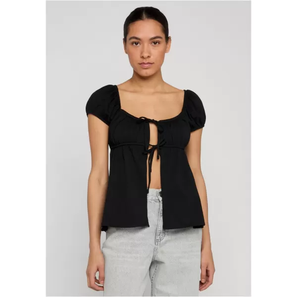  Tricou de dama URBAN CLASSICS TB8177-00007 NEGRU 