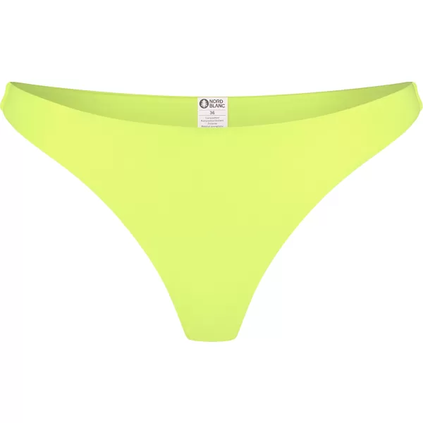  Fund de bikini de damă NORDBLANC GLITZ NBSSS8240 GALBEN STRĂLUCITOR 