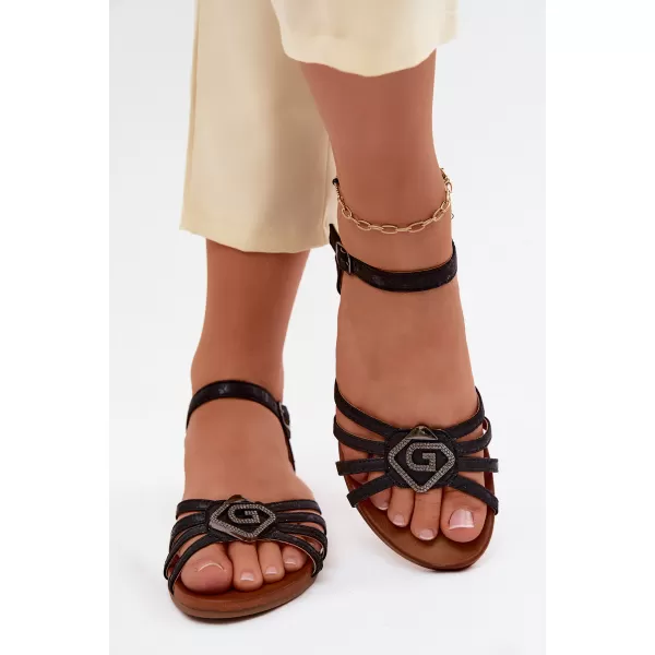  Sandale de dama S.BARSKI KV61-6056 NEGRU 