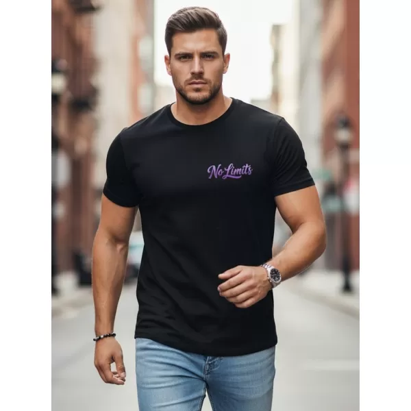  Tricou pentru bărbați DSTREET NX0134R-BK NEGRU 
