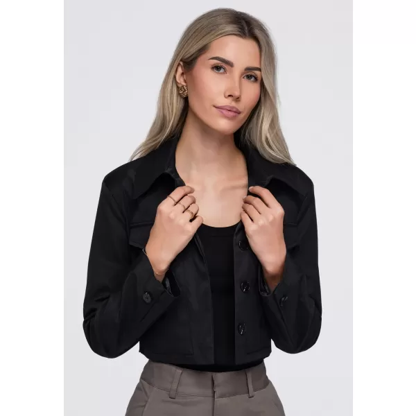  Geaca de dama OMBRE OW-BL-E0007 NEGRU 