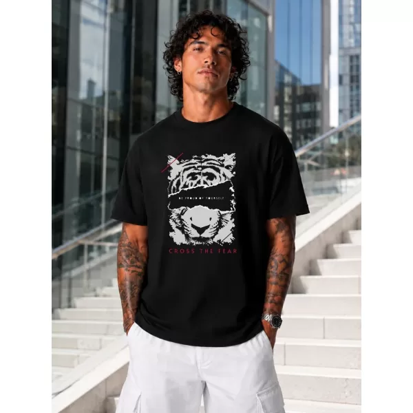  Tricou pentru bărbați DSTREET NX1020R-BK-O NEGRU 