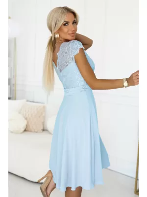 Rochie NUMOCO 381-8 ALBASTRU AZUR