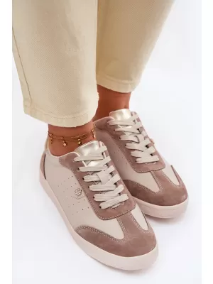 Adidași de damă S.BARSKI LR61-7091 BEJ