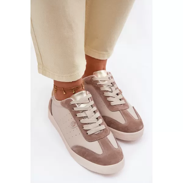  Adidași de damă S.BARSKI LR61-7091 BEJ 