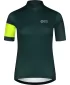 Tricou de ciclism pentru femei NORDBLANC ENTHUSIAST NBSLF8084 VERDE ÎNCHIS