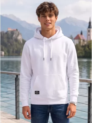 Hanorac pentru bărbați ALTISPORT NP/ALMST44001 ALB